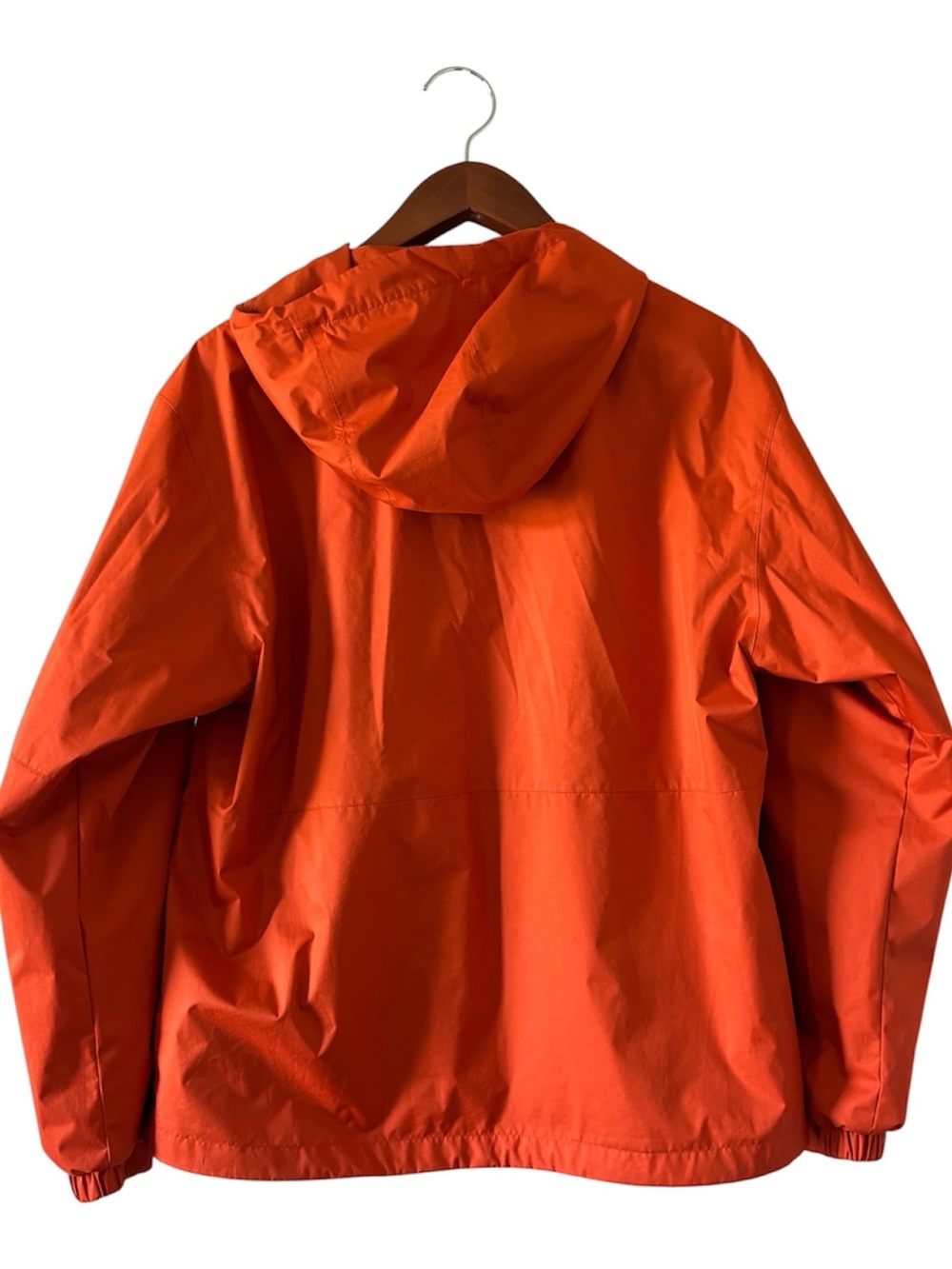 REI Orange Hooded Rain Jacket - Picture 3 of 6